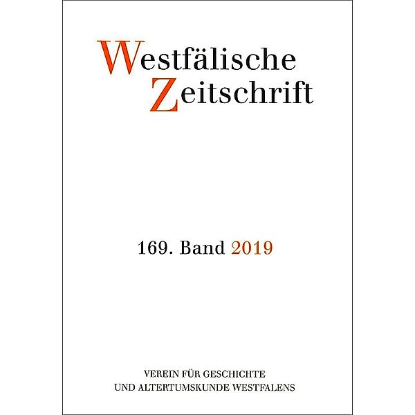 Westfälische Zeitschrift 169. Band 2019