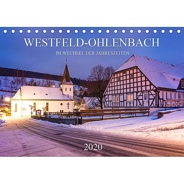 Westfeld-Ohlenbach im Wechsel der Jahreszeiten (Tischkalender 2020 DIN A5 quer), Heidi Bücker