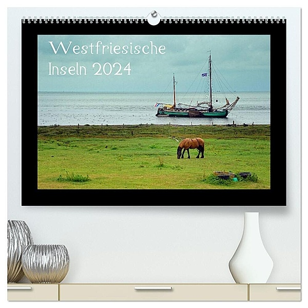 Westfriesische Inseln 2024 (hochwertiger Premium Wandkalender 2024 DIN A2 quer), Kunstdruck in Hochglanz, Gerald Just