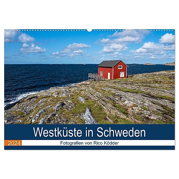 Westküste in Schweden (Wandkalender 2024 DIN A2 quer), CALVENDO Monatskalender, Rico Ködder