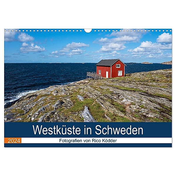 Westküste in Schweden (Wandkalender 2024 DIN A3 quer), CALVENDO Monatskalender, Rico Ködder
