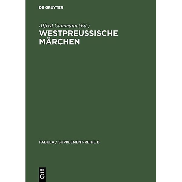 Westpreußische Märchen