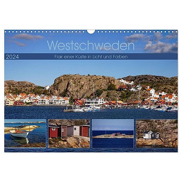 Westschweden - Flair einer Küste in Licht und Farben (Wandkalender 2024 DIN A3 quer), CALVENDO Monatskalender, Silke Liedtke Reisefotografie