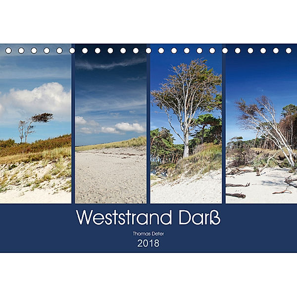 Weststrand Darß (Tischkalender 2018 DIN A5 quer), Thomas Deter