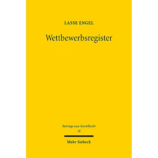 Wettbewerbsregister, Lasse Engel