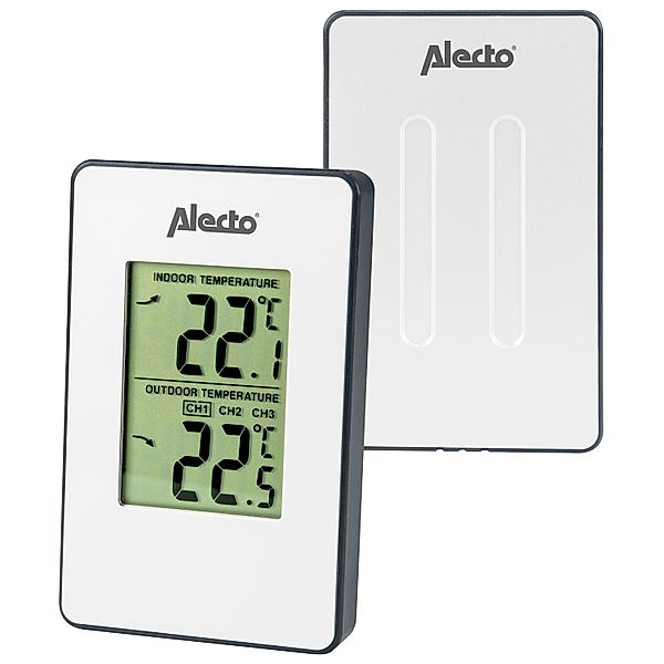 Wetterstation mit kabellosem Außensensor WS-1050