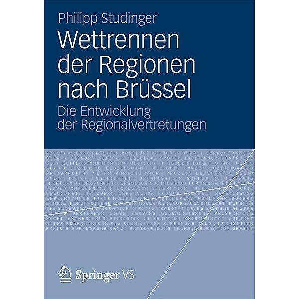 Wettrennen der Regionen nach Brüssel, Philipp Studinger