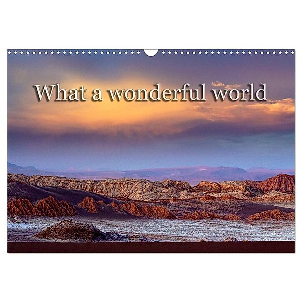 What a wonderful world (Wandkalender 2024 DIN A3 quer), CALVENDO Monatskalender, Michael Voss