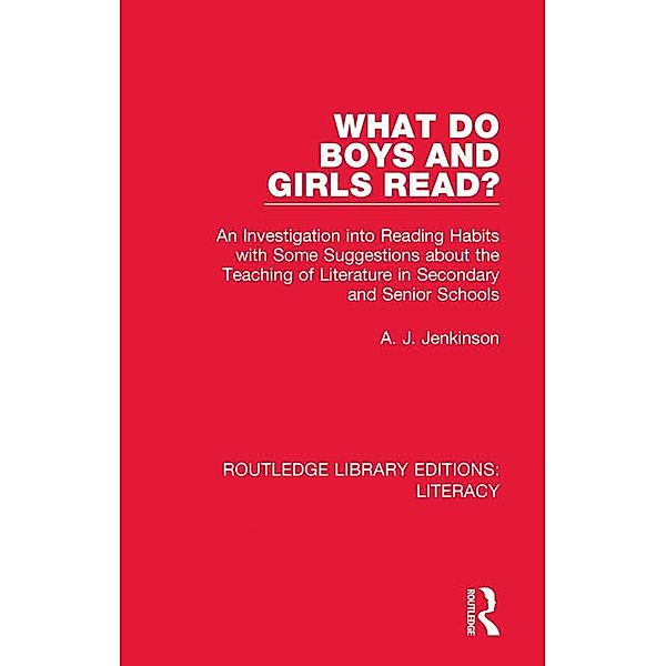 What do Boys and Girls Read?, A. J. Jenkinson