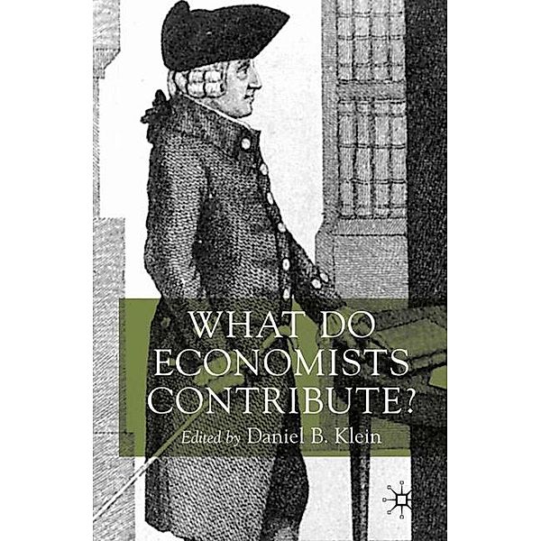 What Do Economists Contribute?, Daniel B. Klein