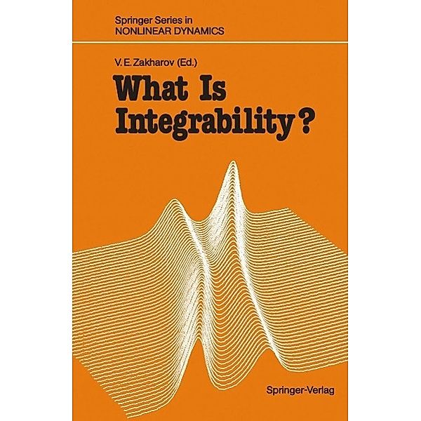 What Is Integrability? / Springer Series in Nonlinear Dynamics
