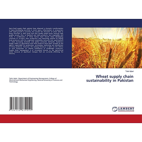 Wheat supply chain sustainability in Pakistan, TAHIR IQBAL