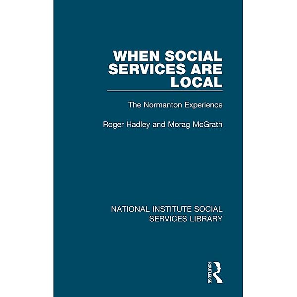 When Social Services are Local, Roger Hadley, Morag McGrath