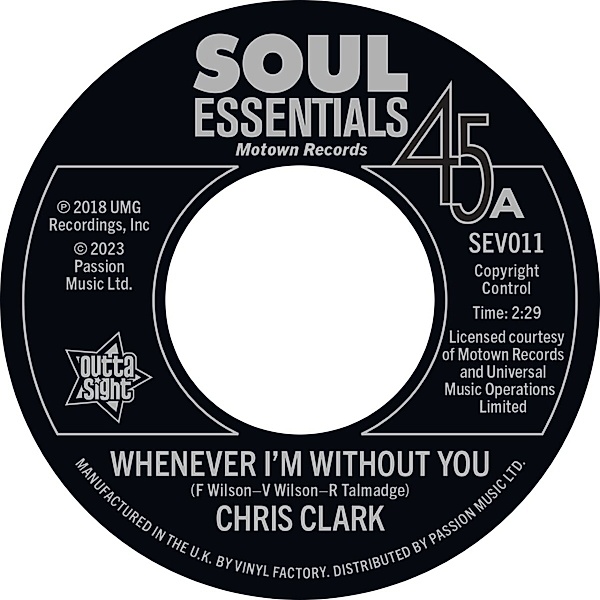 Whenever I'M Without You/All I Need Is You To Love, Chris Clark, The Temptations