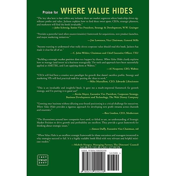 Where Value Hides, Stuart E. Jackson