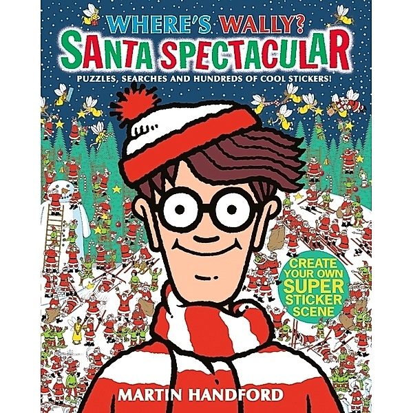 Where's Wally? Santa Spectacular Sticker Activity Book, Martin Handford