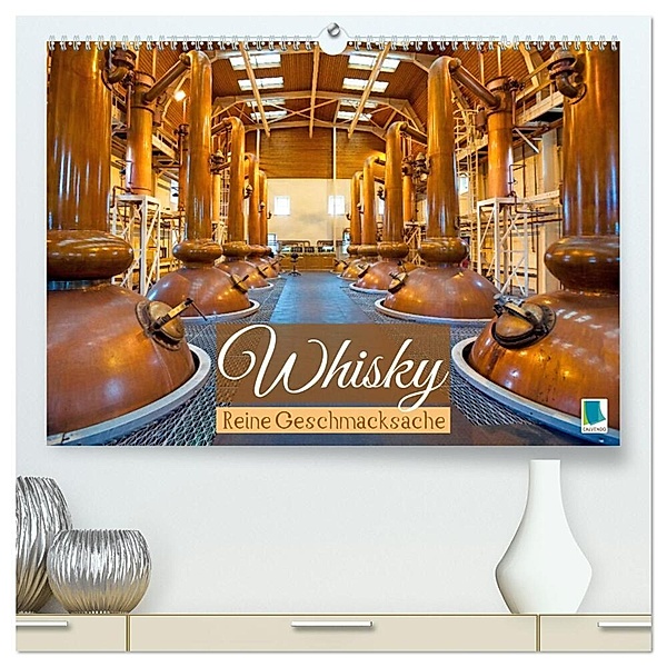 Whisky: Reine Geschmacksache (hochwertiger Premium Wandkalender 2024 DIN A2 quer), Kunstdruck in Hochglanz, Calvendo