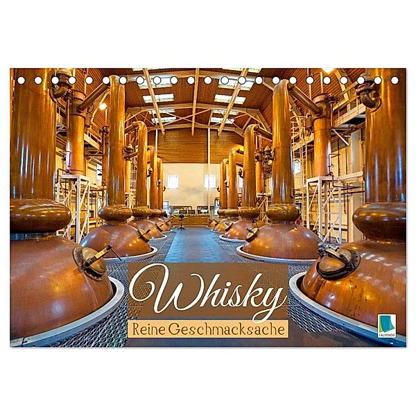 Whisky: Reine Geschmacksache (Tischkalender 2025 DIN A5 quer), CALVENDO Monatskalender, Calvendo