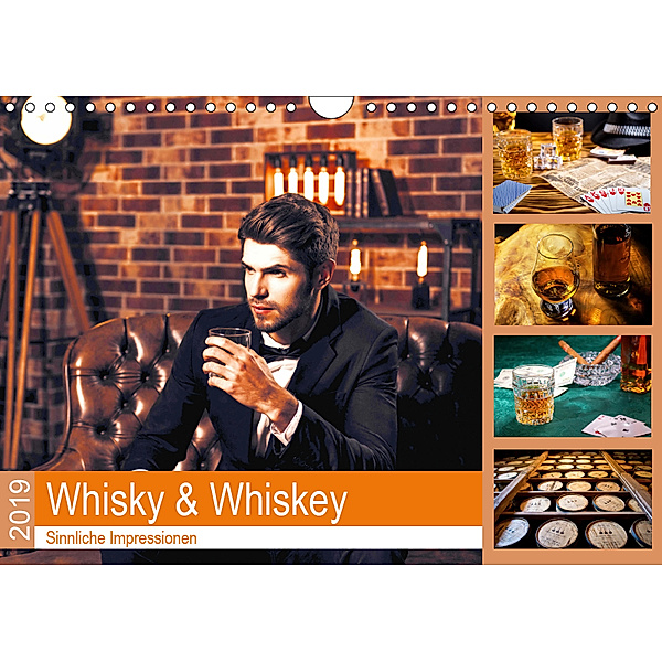 Whisky und Whiskey 2019. Sinnliche Impressionen (Wandkalender 2019 DIN A4 quer), Steffani Lehmann