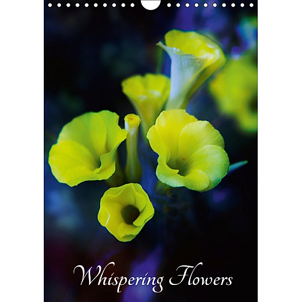 Whispering Flowers (Wall Calendar 2019 DIN A4 Portrait), Solange Foix