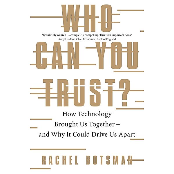 Who Can You Trust?, Rachel Botsman