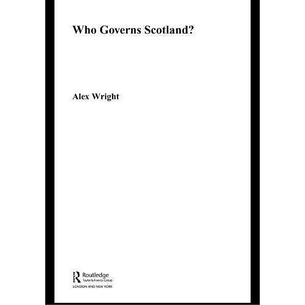 Who Governs Scotland?, Alex Wright