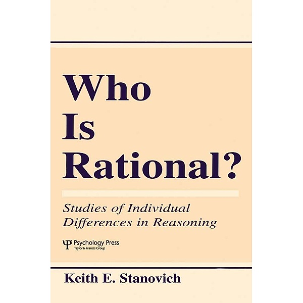 Who Is Rational?, Keith E. Stanovich