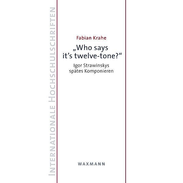 'Who says it's twelve-tone?', Fabian Krahe