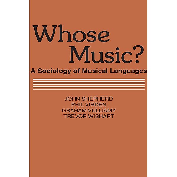 Whose Music?, John Shepherd