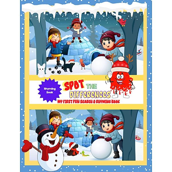 Whose Snowman is That Spot the Differences Rhyming Book, Designsbymnd