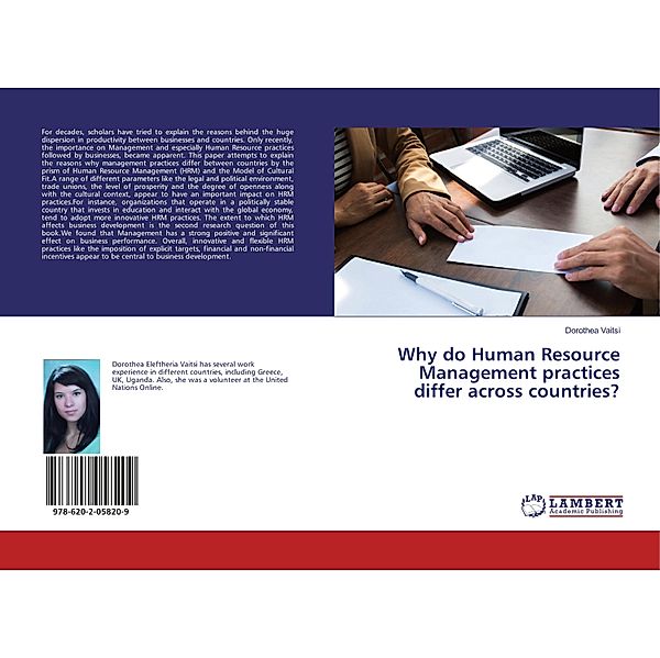 Why do Human Resource Management practices differ across countries?, Dorothea Vaitsi