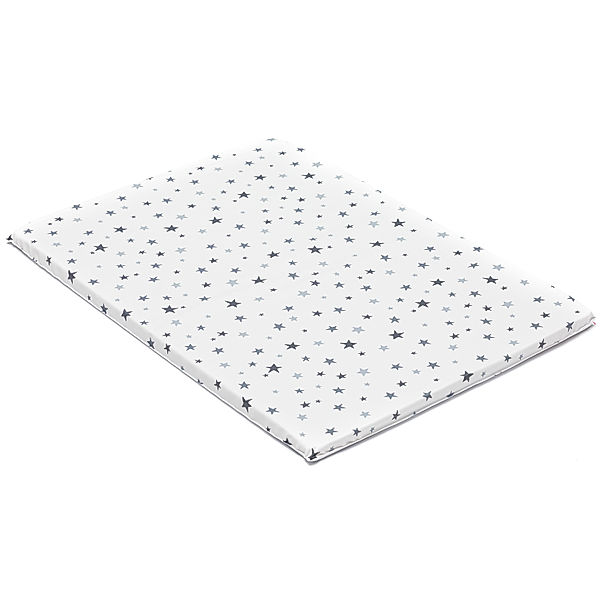 fillikid Wickelauflage LUXE SMALL ECO - STERNE (70x50) in weiss