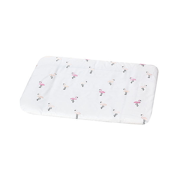 Alvi® Wickelauflagen-Bezug FLAMINGO (70x85) in weiss