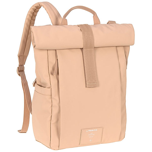 LÄSSIG Wickelrucksack ROLLTOP UP (29x14,5x42) in peach rose