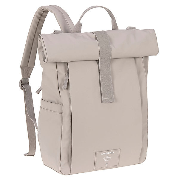 LÄSSIG Wickelrucksack ROLLTOP UP (29x14,5x42) in taupe