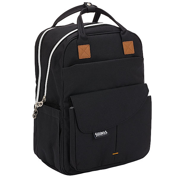 fillikid Wickelrucksack ROM (34x41x21) in schwarz