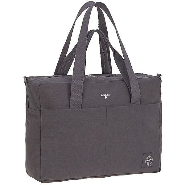 LÄSSIG Wickeltasche ESSENTIAL (44x16x34) 5-teilig in anthracite