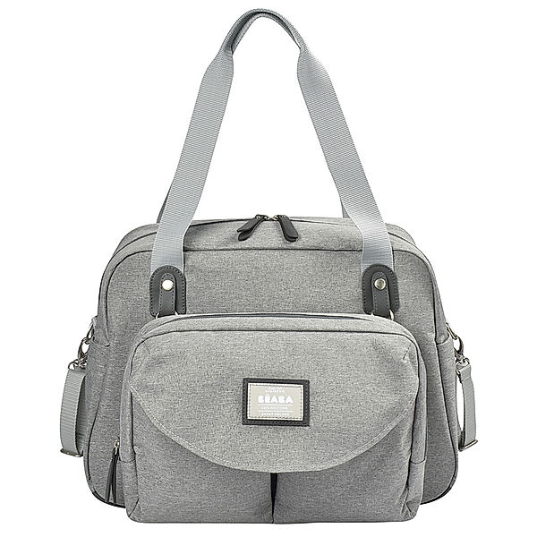 BÉABA Wickeltasche GENEVA II (44x26x30,5) in grey melange