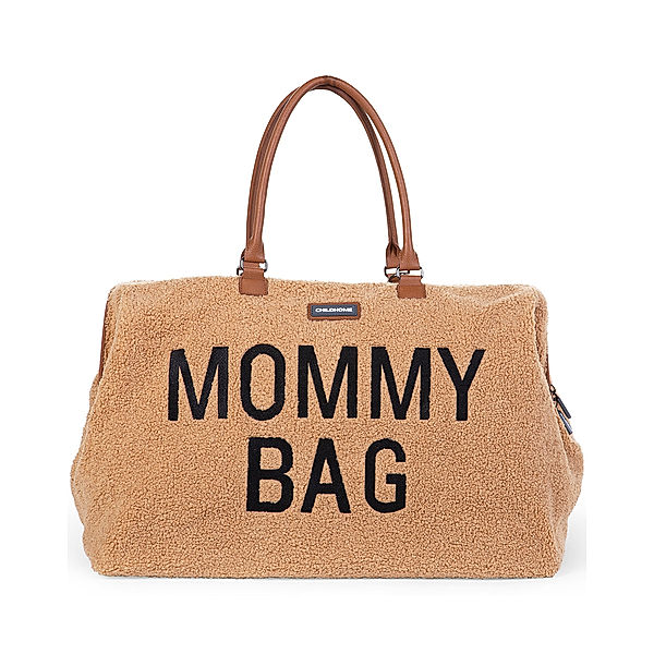 Childhome Wickeltasche MOMMY BAG TEDDY (55x30x40) in braun