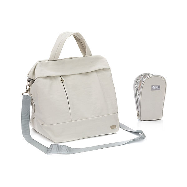 fillikid Wickeltasche PALMA (43x35x25) in grau