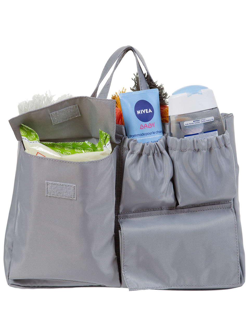 Wickeltaschen-Einsatz BAG IN BAG 31x22,5 in grau kaufen