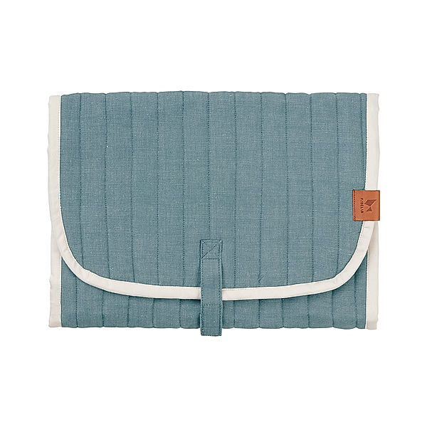 FABELAB Wickelunterlage CHAMBRAY in blue spruce