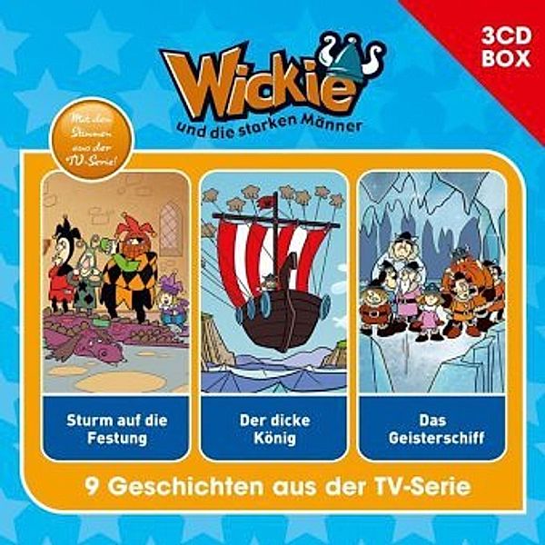 Wickie - 3-CD Hörspielbox, 3 Audio-CDs, Wickie