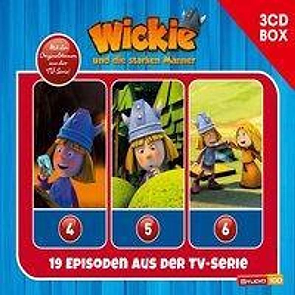 Wickie - 3-CD Hörspielbox zur neuen TV-Serie (CGI), 3 Audio-CDs, Wickie
