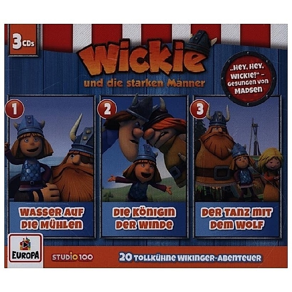 Wickie (CGI) - Box.1 - Wickie (CGI) - 3er Box.Box.1,3 Audio-CD, Wickie