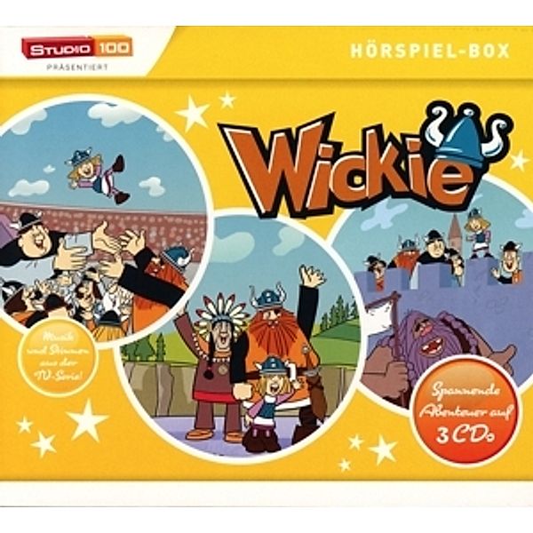 Wickie und die starken Männer, 3 Audio-CDs, Runer Jonsson