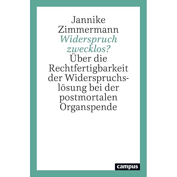 Widerspruch zwecklos?, Jannike Zimmermann