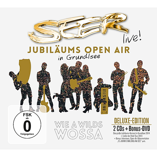 Wie a wilds Wossa - Das Seer Jubiläums Open Air in Grundlsee live (Deluxe Edition, 2CD+DVD), Seer