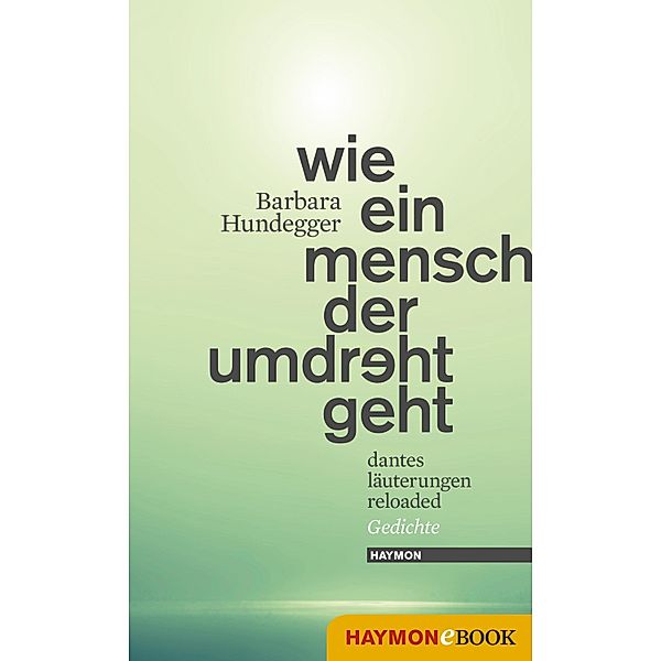 Wie ein Mensch der umdreht geht, Barbara Hundegger