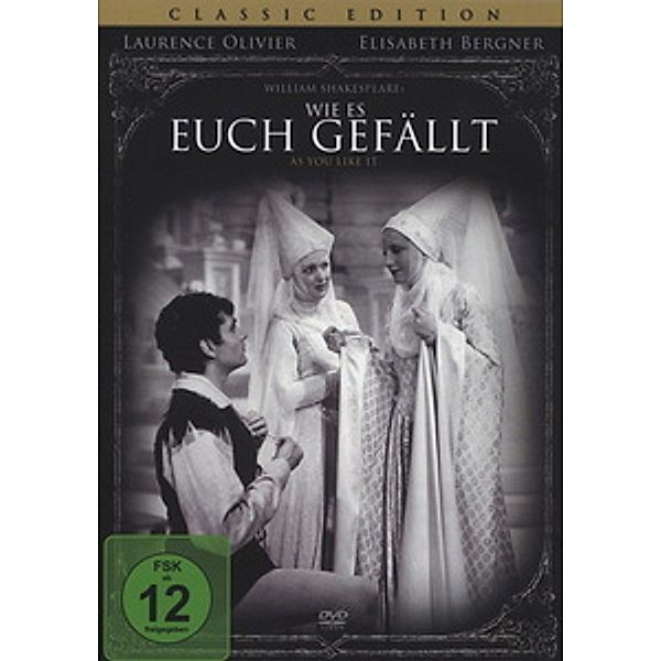 Wie es euch gefällt, DVD, Laurence Olivier, Elisabeth Bergner